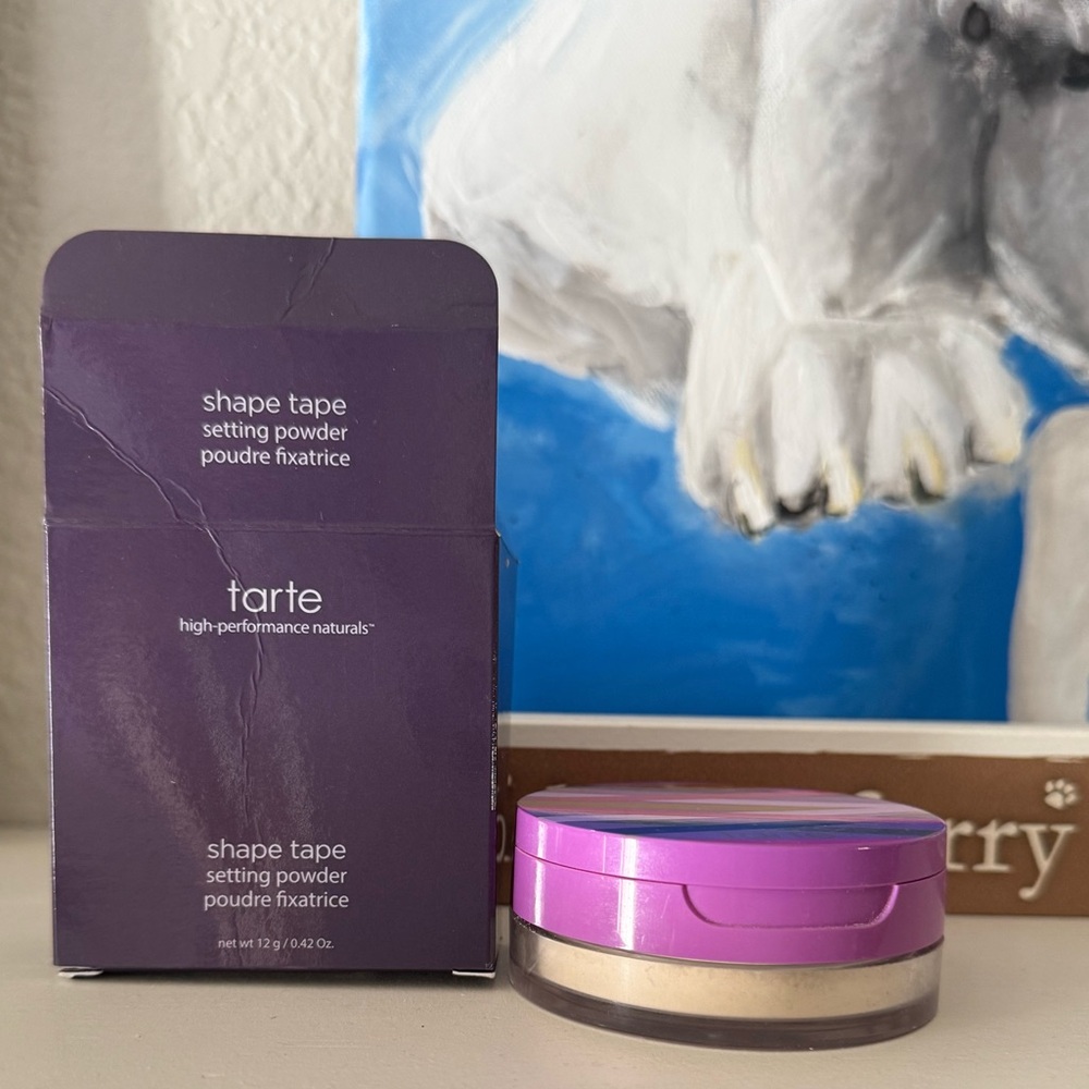 Tarte Shape Tape Setting Powder; translucent; barely used; discontinued